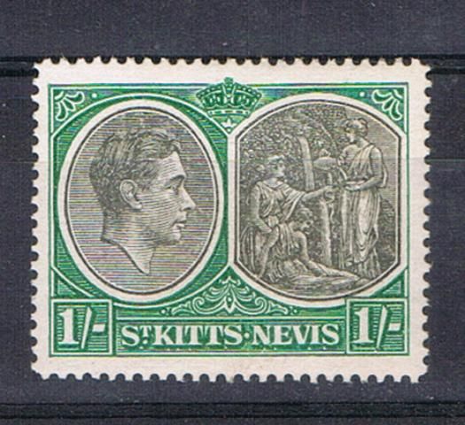 Image of St Kitts Nevis SG 75ba LMM British Commonwealth Stamp